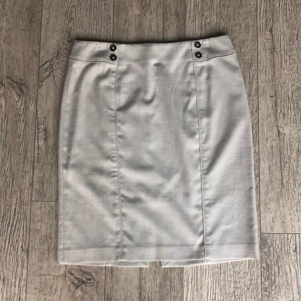 Cream Colored Pencil Skirt
